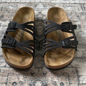 Birkenstock Black Strappy Sandals